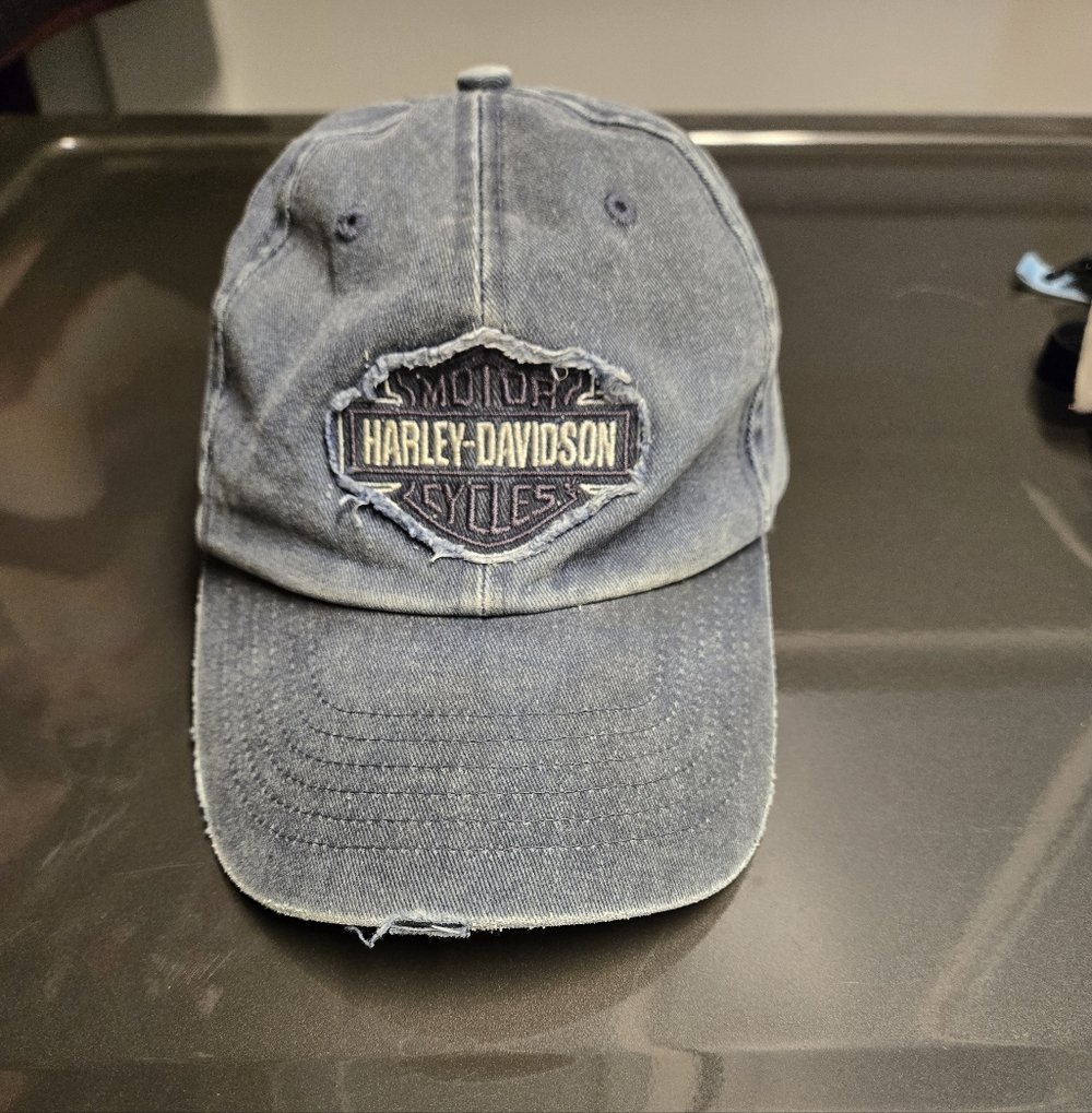 Harley-Davidson Blue Denim Cap